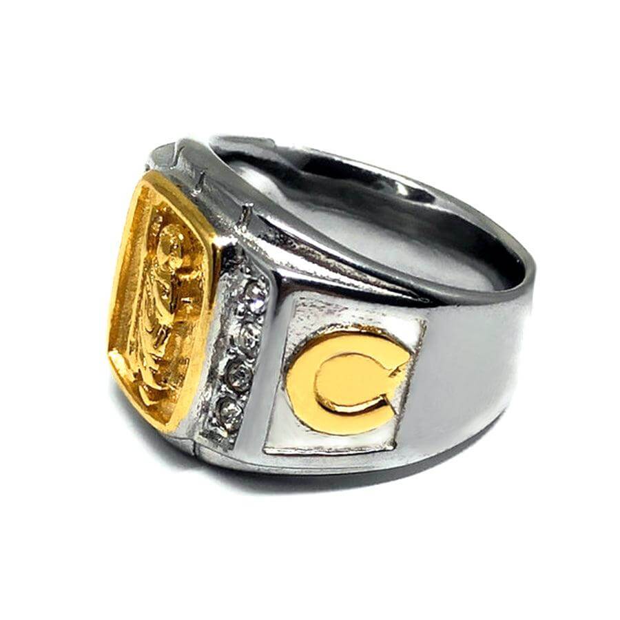 Men's Gold Plated San Judas Ring Gold Plated San Judas Ring Anillo - Trendolla Jewelry